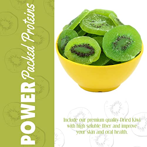 Image of 20-20 Dry Fruits Dried Kiwi Jar 400g (200g*2)| Dehydrated Fruit | Naturally Sweet, Rich in Vitamin C & Antioxidants | Supports Digestive Health & Immune Function | Perfect Gluten free Snack (Pack of 2)
