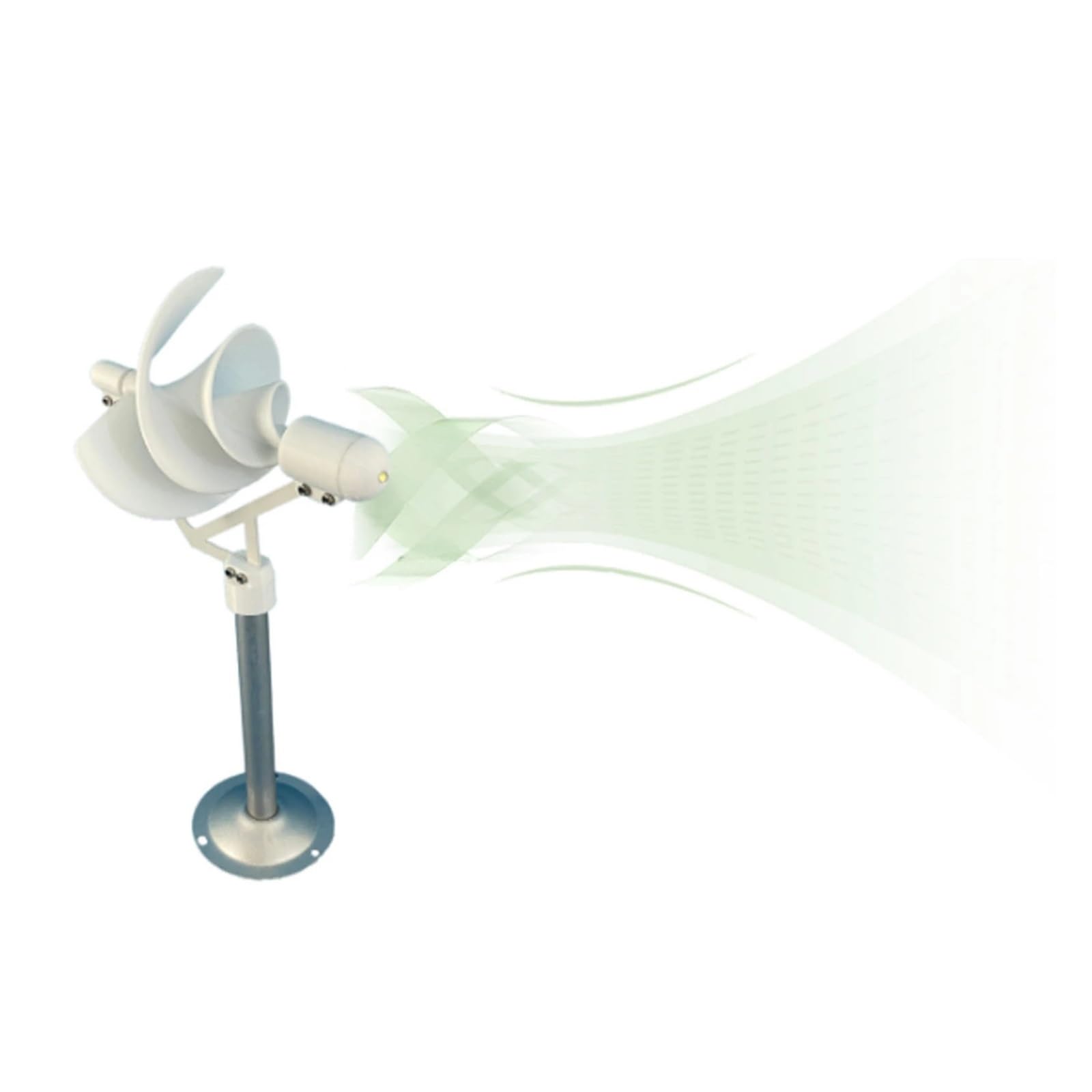 Turbine éolienne en spirale Miniature 10W, expérience scientifique, lampe électrique, modèle de générateur solaire blanc avec lumière LED 320mm pour l'expérience de production d'énergie physique