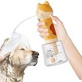 Electric Foaming Shampoo Dispenser for Dog - Cartoon Dog Shampoo Dispenser - Supplies Bath Sprayer for Cat Shower Toilet Kitchen Sink Bathtub Household Cleaning