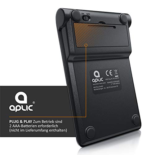 CSL - Numpad Bluetooth - Ziffernblock kabellos - Keypad mit 22 Tasten - 10 Multifunktionstasten Multimedia-Keys - Tastatur mit Energiesparmodus - ergonomisch - für Laptop Desktop PC und Notebook