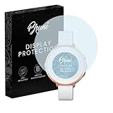 Bruni Schutzfolie kompatibel mit Pebble Time Ro& Folie, glasklare Bildschirmschutzfolie (2X)