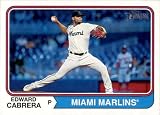 2023 Topps Heritage High Number #665 Edward Cabrera Miami Marlins Baseball Card - Sportscard Superstore