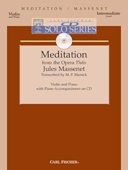 Sheet music Meditation from the Opera Thais - Intermediate - Violin & Piano - BK/CD Book