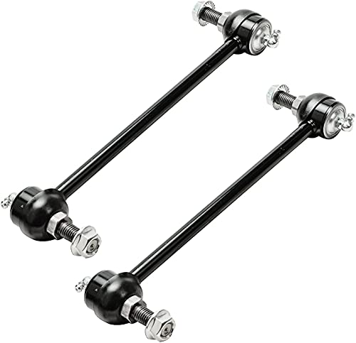 Image of Detroit Axle - 8pc Front End Kit for 2005-2011 Chevy Cobalt HHR Pontiac Pursuit 2007-2009 G5, 2 Lower Control Arms w /Ball Joints 4 Outer & Inner Tie Rods 2 Sway Bars 2006 2008 2010 Replacement