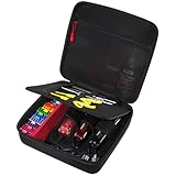ProCase Accessori Barbiere Caso per Tagliacapelli a Cavo/Senza Cavo, Caso di Viaggio per Il Taglio Dei Capelli, Borsa Organizzatore Utensili Barbiere -Nero