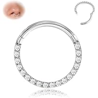 BodyBonita Piercing Septum Acero Inoxidable 316L - Circonia