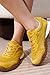 Project Cloud Sneakers for Women - Lightweight with Memory Foam Insole Womens Sneakers - Walking Shoes Women Footwear - Womens Shoes (Donna Hitop, Must, 7.5) Mustard