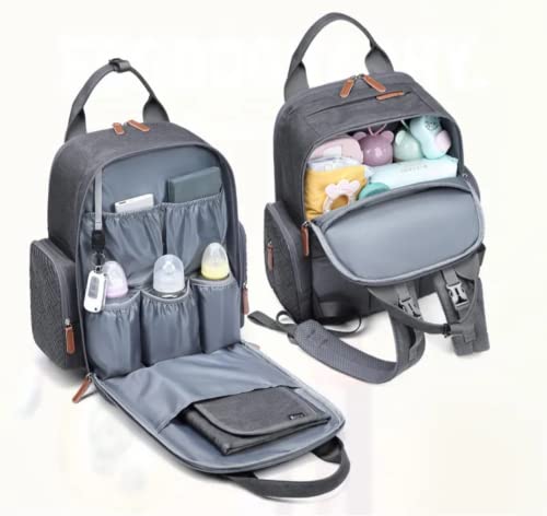 Bolsa Mochila Maternity Land Joy Cinza Original