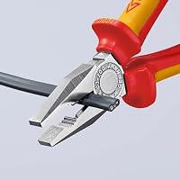 KNIPEX Kombizange verchromt isoliert mit Mehrkomponenten-Hüllen, VDE-geprüft 200 mm, 03 06 200 – Ansicht 4