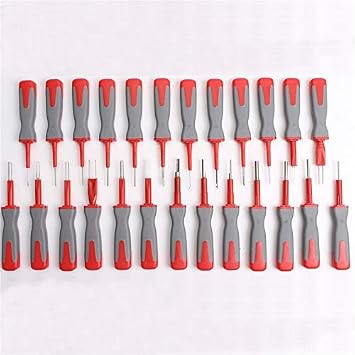 25 Pcs Terminal Release Kit Connector Release Tool Automotive Wire Terminal Pin Removal Tool