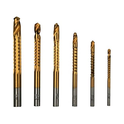 6PCS Titanium HSS Drill & Saw Bit Set Cover