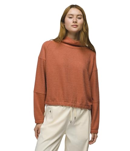Prana Olivia LS Pull-Over Femme respirant et doux pour la mi-saison