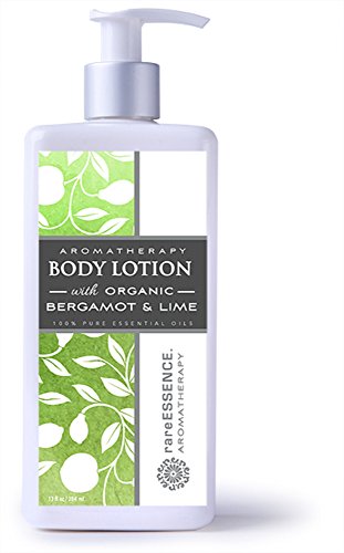 rareEssence Aromatherapy Body Lotion Bergamot & Lime, 13 fl oz