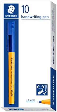 STAEDTLER 309-3 Handwriting Pen In Box Of 10 - Blue