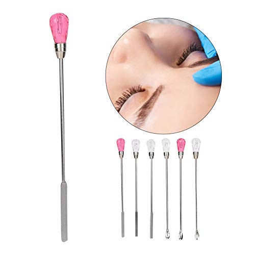 Miniatura 2 de Cuchara de varilla de agitación maquillaje cejas tatuaje mezclador de tinta de acero inoxidable cuchara mezcladora microblading tatuaje polvo tinta