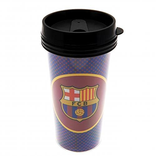 Gift Ideas - Official FC Barcelona Plastic Travel Mug - A Great Present For Football Fans