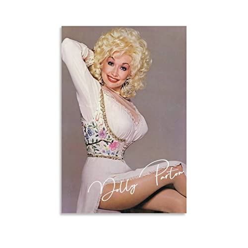 Poster Dolly Parton 60x90cm sans cadre pour decoration murale de salon