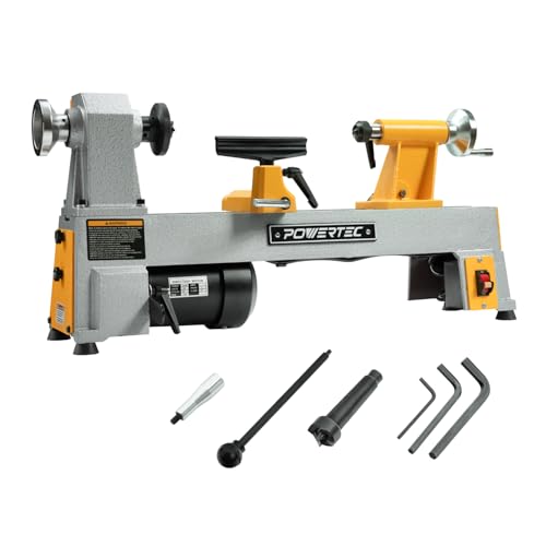 POWERTEC LT1018 Benchtop Mini Wood Lathe