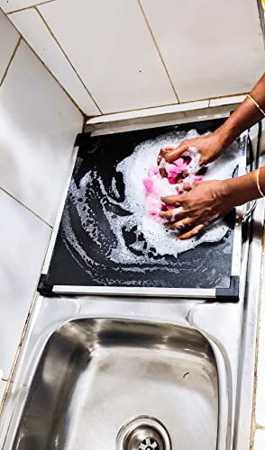 Image of Laundry Washing Board (40 x 40 cm) | Portable, Light-Weight, Non Corrosive, Durable Laundry Board