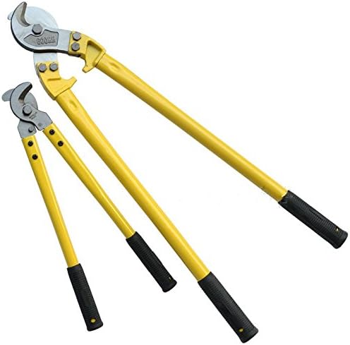 Cable Cutter 18 Inch Industrial Wire Pliers Heavy Duty Long-Arm Hand Tool Yellow