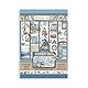 Stamperia - Washi Pad for Scrapbooking, Albums, Card Making, Bullet Journalling and More, Translucent, Easy to Cut, Acid Free, Perfect for Hobbies, Crafts and Gifting (Silent Sea) (A5) (8 Sheets)