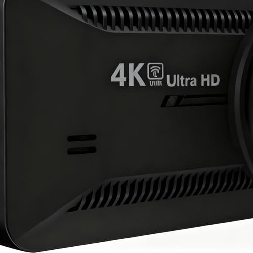 Cámara para automóvil para monitoreo delantero y trasero en viajes largos con grabación 4K 7