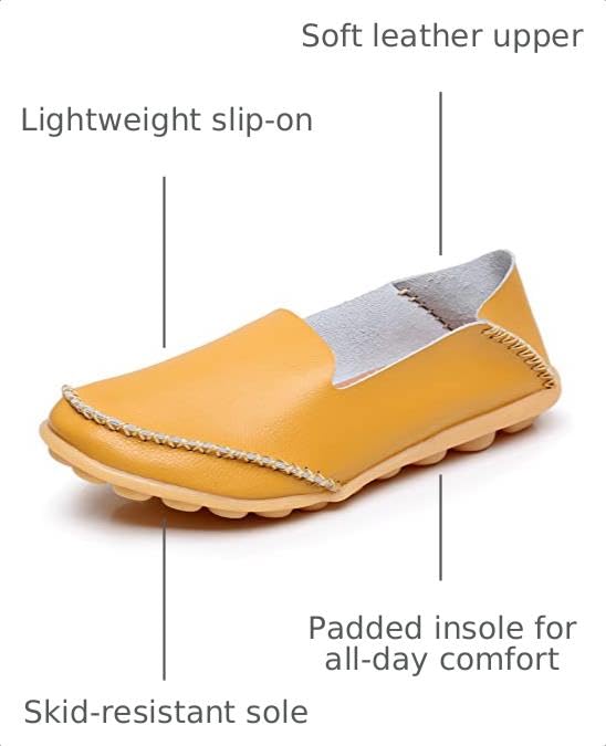 Image of VenusCelia Women's Streamline Comfort Walking Flat Loafer