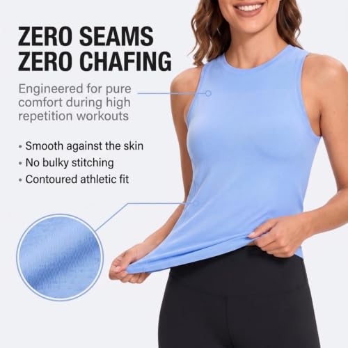 Image of Spyder Womens Workout Tank Tops - Seamless Workout Tank Tops Woman, Yoga Tops for Women, Athletic Activewear Gym Tanks