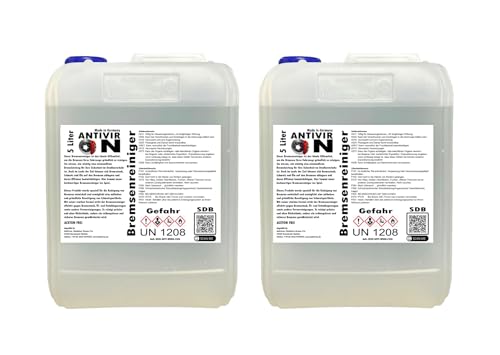 ANTIVIR ON Bremsenreiniger Entfetter Reiniger Montagereiniger Teilereiniger 1-25 Liter (10 Liter)