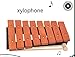 9.5 inch 8 Notes Wood Xylophone Includes 2 Wooden Mallets Music Tools Percussion Instrument (1 Pcs)