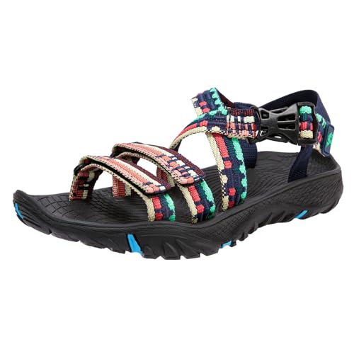 CAMEL CROWN Hiking Sandals for Women Outdoor Sports Sandals Open Toe Athletics Sandals Braided Tape Walking Sandal