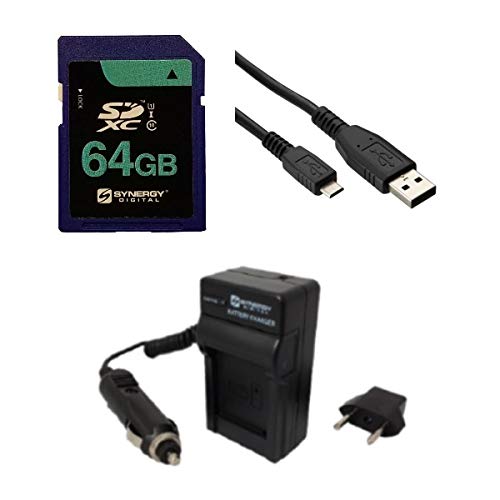 Synergy DigitalΉANZT[LbgBCOOLPIX B600fW^JɑΉ:SDM-1561[dAUSBM USBP[uASY-SD64GB[J[h