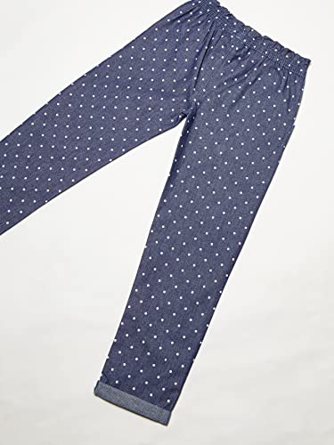 Calça Chambray, Tip Top, Meninas, Azul, 8