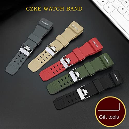 Bracelet montre résine finition agate de qualité supérieure 24mm