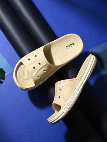 Image of Men's EVA Slide Slippers | Lightweight Comfort Bathroom & Casual Slides | Anti-Skid Soft Cushioned Slip-On Slippers for Indoor & Outdoor Use