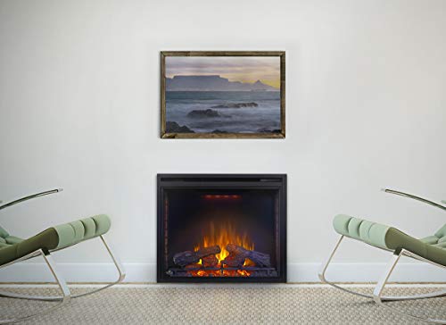Napoleon Ascent 33 - Nefb33H - Built-In Electric Fireplace, 33-In, Realistic Logs & Flames, Self Trimming, Remote Included #TOP1