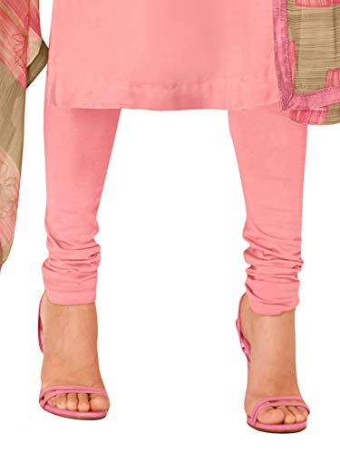 Image of AKHILAM Women's Chanderi Cotton Embroidered Unstitched Salwar Suit Material(Red 32DMK80 Parent)