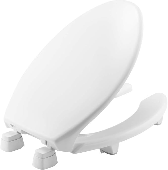 BEMIS 2L215OT 000 MedicAid 2" Lift Raised Open Front Toilet Seat with