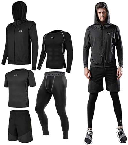 Danfiki Activewear für Herren Sportbekleidung Tracksuit Schwitzanzug Fitness Kleidung Gym