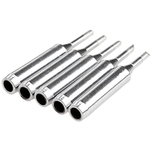 Image of Soldering Iron Tips, 5pcs 900M-T-2C Soldering Iron Tips Compatible with Hakko, Radio Shack, Atten, Quick Soldering Station 936 /937 /938 /942 /951 /BK8586 /907
