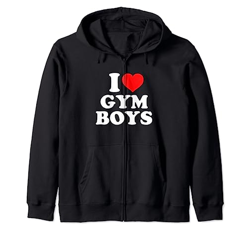 I Love Gym Boys Sudadera con Capucha