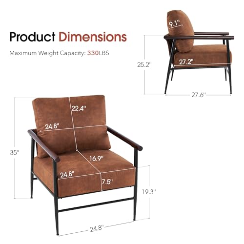 Sillón Moderno con Cojín de Tela Menta miniatura 3