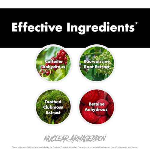 Image of Anabolic Warfare Nuclear Armageddon Pre Workout Powder Pre-Workout for Men & Women with L-Citrulline, Beta Alanine Powder and Caffeine (Orange Juice - 30 Servings)