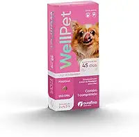 WELLPET - Comprimido Antipulgas e Carrapatos - Cães2 a 4,5Kg - Ourofino