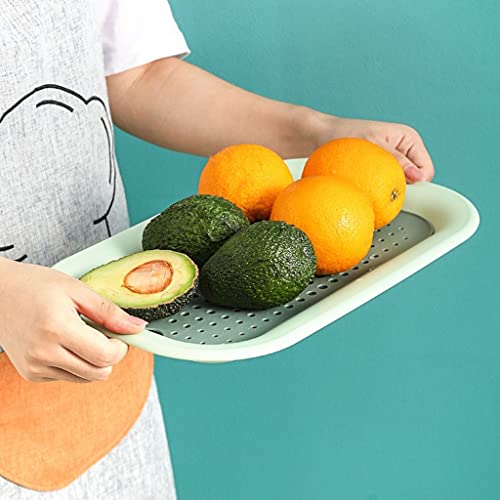 FEWB Vassoio scolapiatti a Doppio Strato,Vassoio