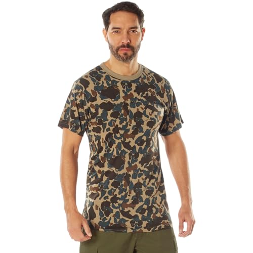 T-shirt anti-humidité Fred Bear Camo Rothco taille S pour le camouflage de performance