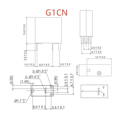 Panne de circuit évitez les surcharges avec ce relais G1CN0121 5 broches