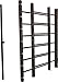 GRISHAM CORP 96016 Guard Window Adj 6bar, Black|Powder Coated Black