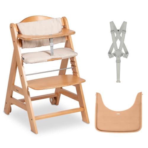 hauck Set Seggiolone Evolutivo con Ruote 6 Mesi a 90 kg, Beta+ Natural