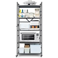 Amazon.co.jp: 【全開スライド棚板・15分簡単組立】FaitLux キッチン